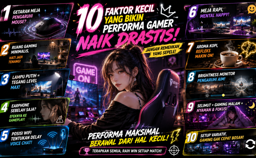 Rahasia Kamar Gaming Tetap Wangi dan Segar Sepanjang Hari